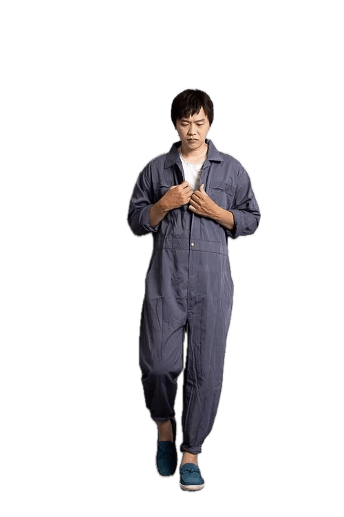 Men & Women Coveralls L704 Dark Grey