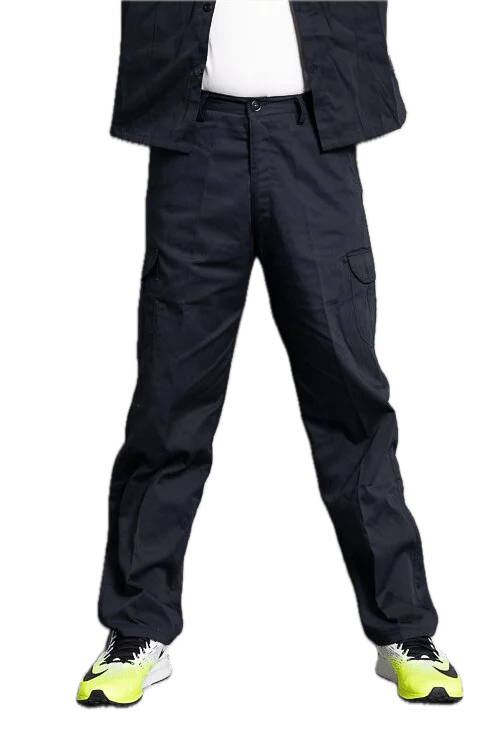 Multiple Pockets Work Pants D622 Dark Blue