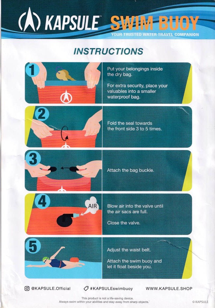 Safe Swim Buoy PVC 20L