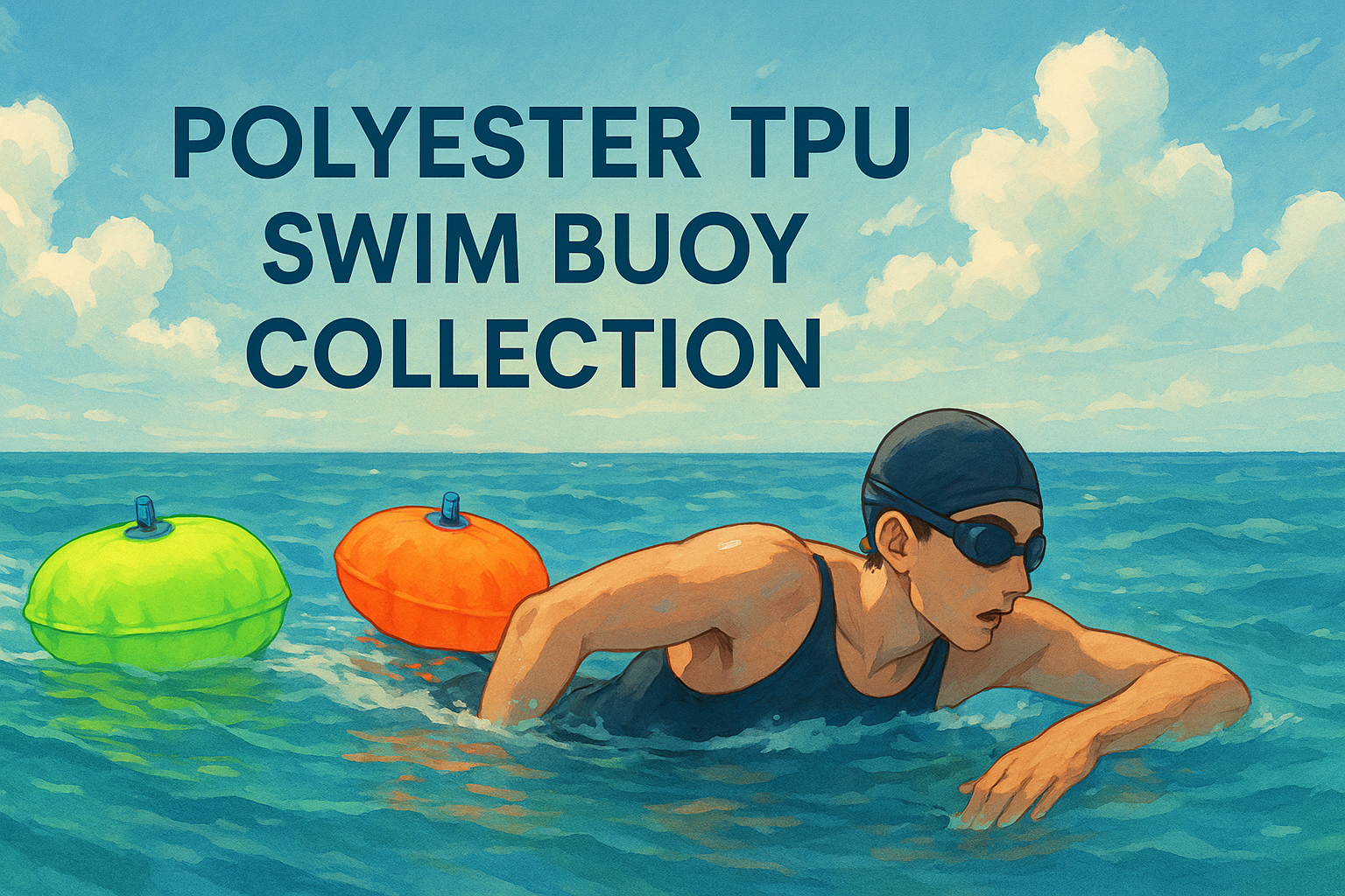 Polyester TPU Swim Buoy Collection
