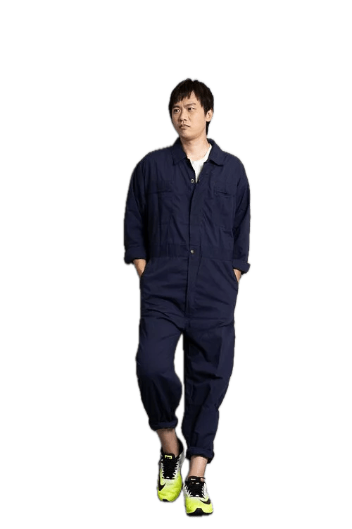 Regular Version Men & Women Coveralls L791 Dark Blue