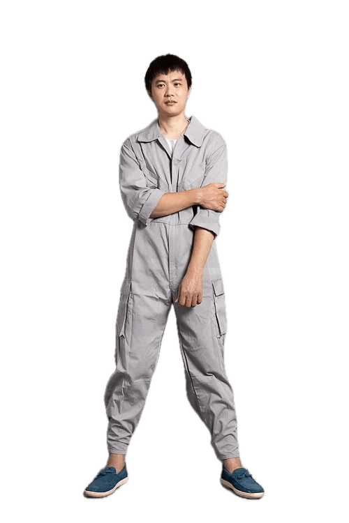 Men & Women Coveralls L735 Light Grey