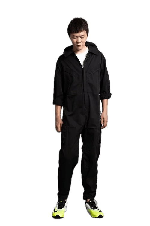 Men & Women Coveralls L732 Black