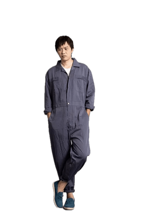 Men & Women Coveralls L704 Dark Grey