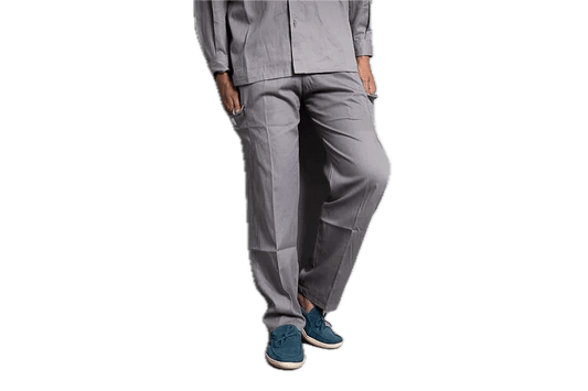 Multiple Pockets Work Pants D611 Medium Grey