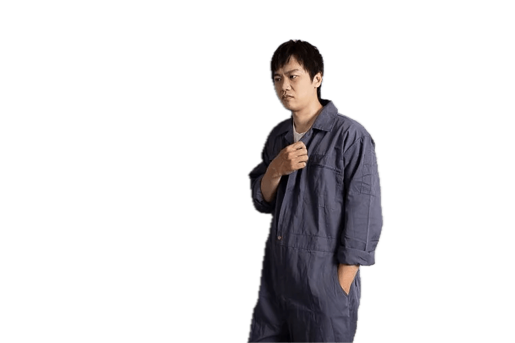 Men & Women Coveralls L704 Dark Grey