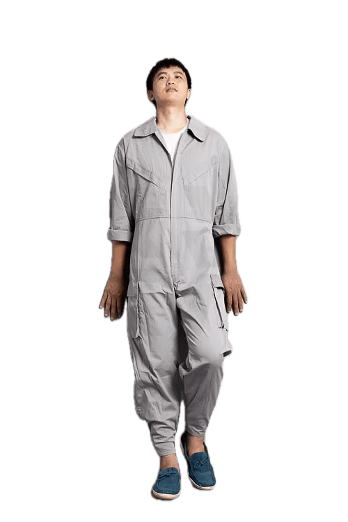 Men & Women Coveralls L735 Light Grey