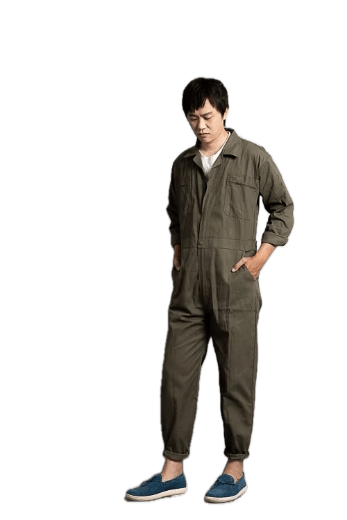 Men & Women Coveralls L701 Military Green