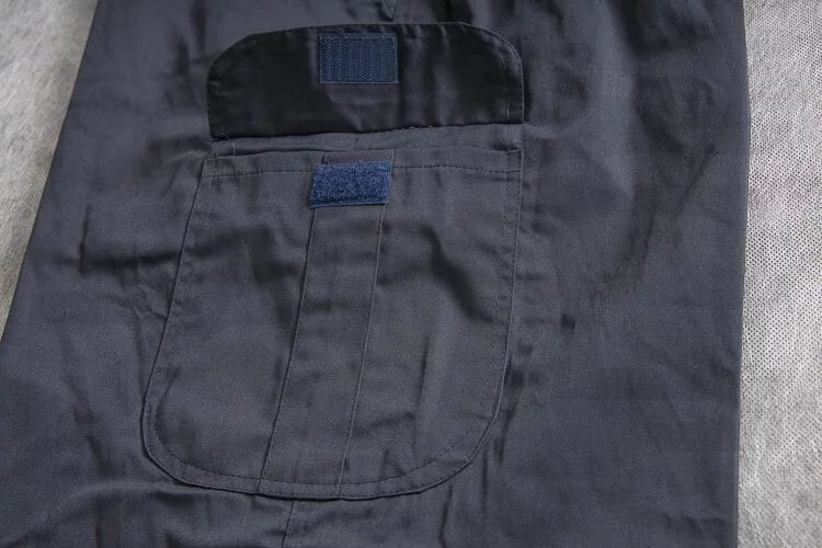 Multiple Pockets Work Pants D611 Medium Grey