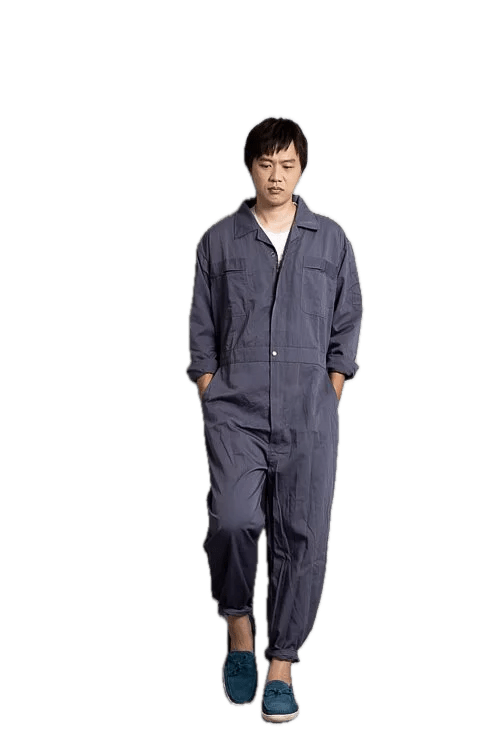 Men & Women Coveralls L704 Dark Grey