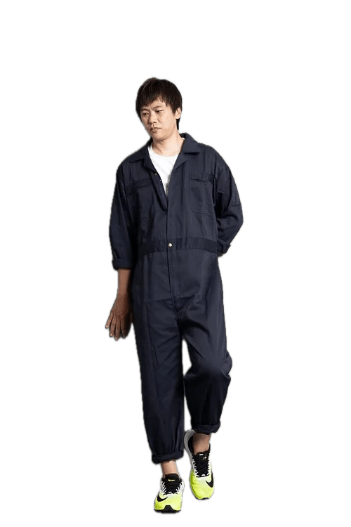 Regular Version Men & Women Coveralls L703 Dark blue