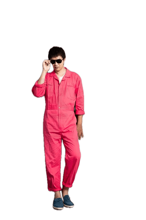 Men & Women Coveralls L708 Peach Pink