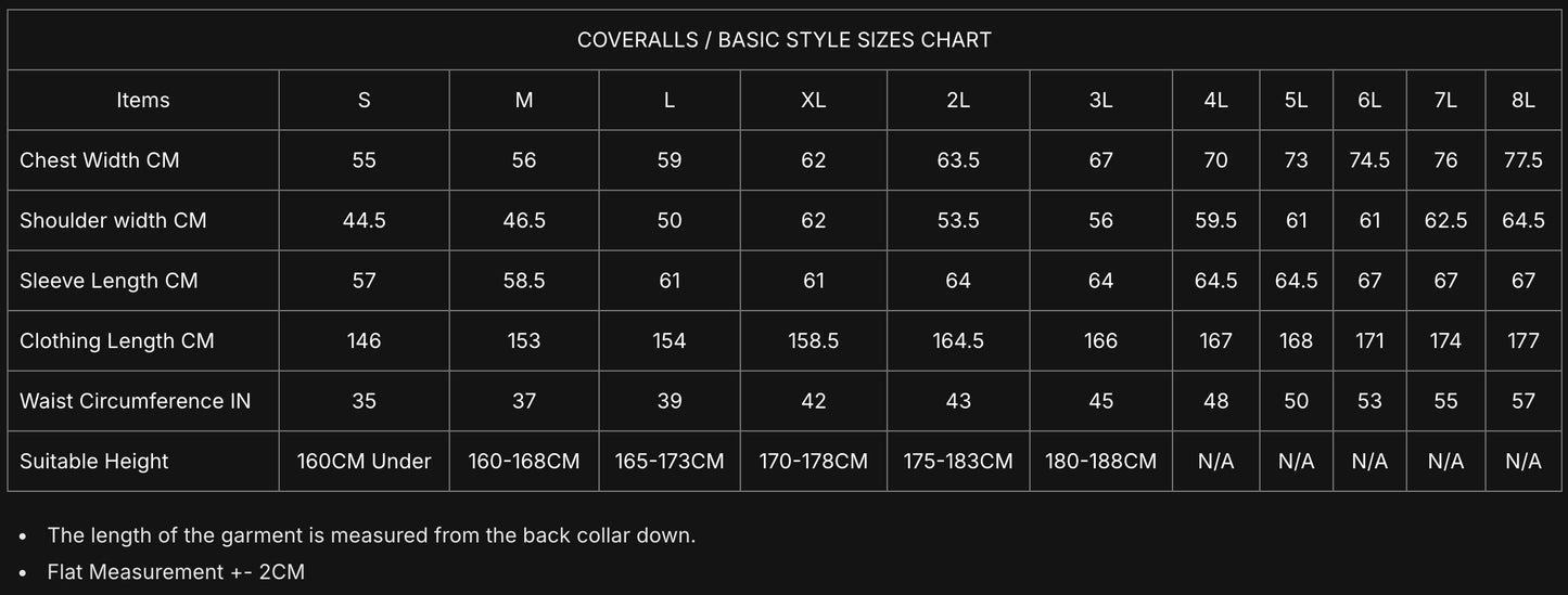 Men & Women Coveralls L711 White