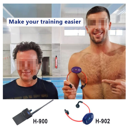Bone Conduction Communicator for Swimming Training &amp; Coaching