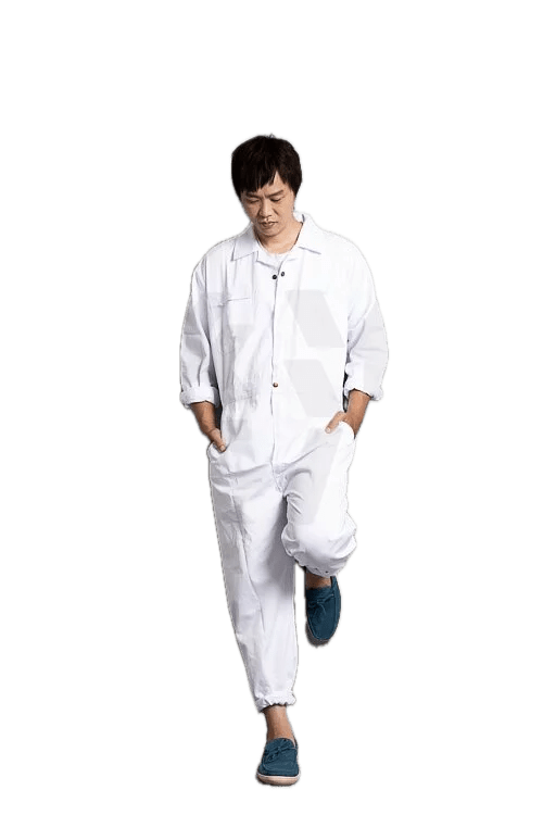 Men & Women Coveralls L711 White